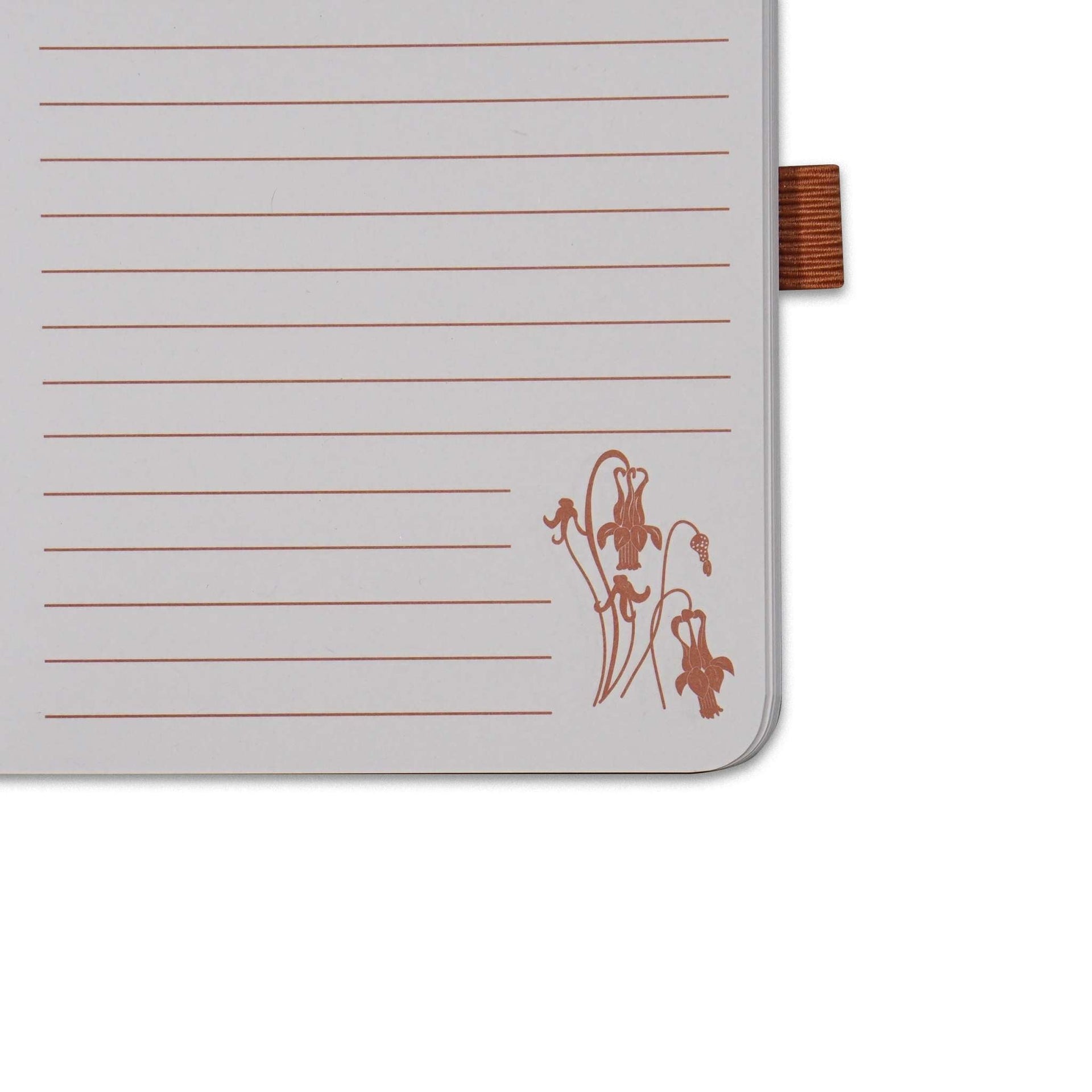 Carnet A6 avec stylo ACS Walter Crane - Meadow Flowers