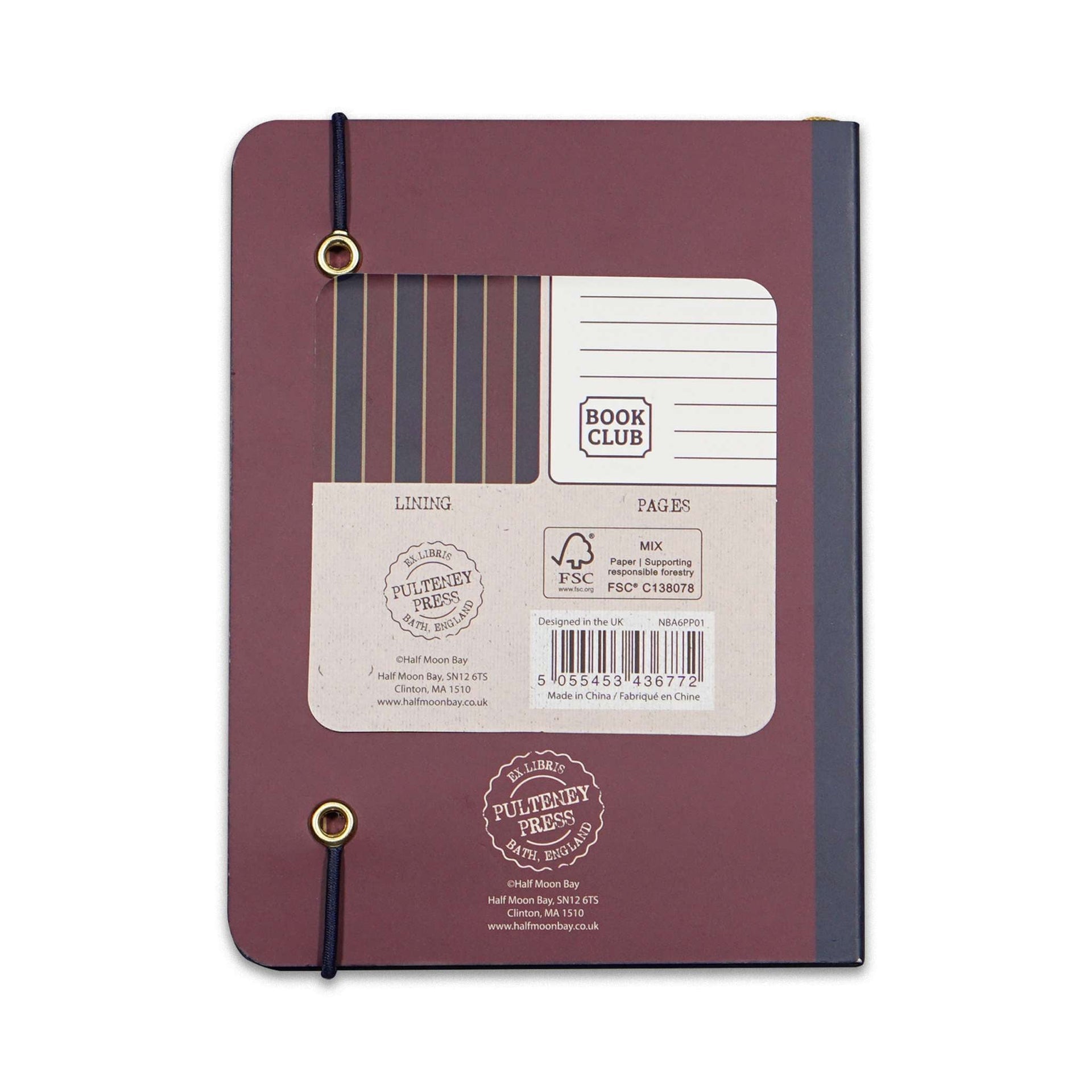 Carnet A6 souple Book Club