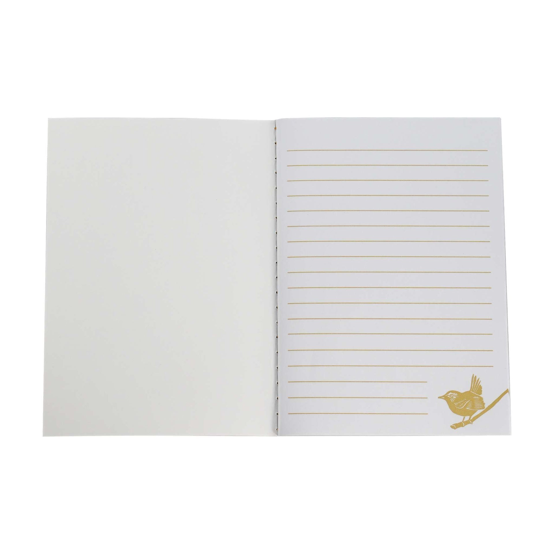 Lot de 2 carnets A6 Kate Heiss - bleu poudré/Mustard