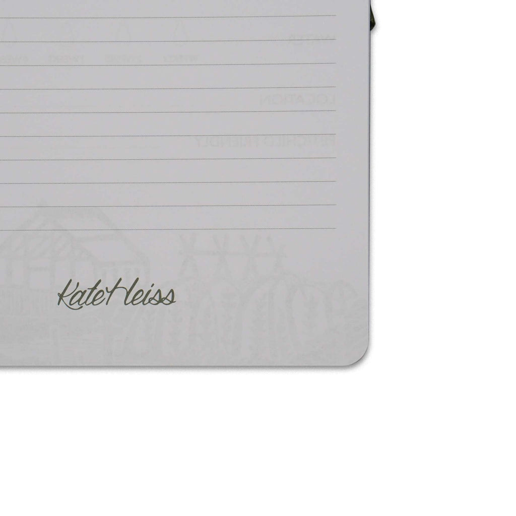 Journal de jardinage A5 Kate Heiss - Woodland vert