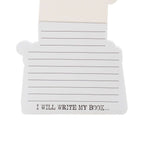 Carnet de poche découpé Pulteney Press - I Will Write