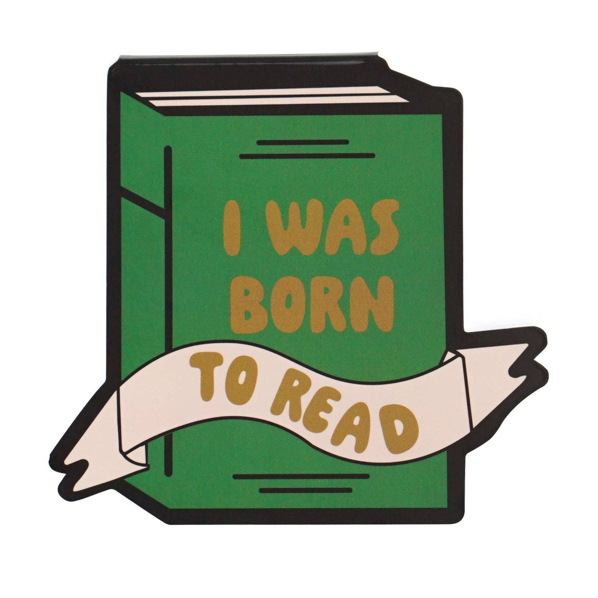 Carnet de poche découpé Pulteney Press - Born to Read