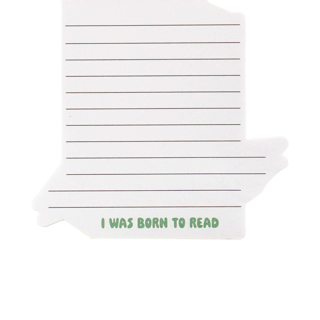 Carnet de poche découpé Pulteney Press - Born to Read