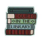 Carnet de poche découpé Pulteney Press - Quiet in Library