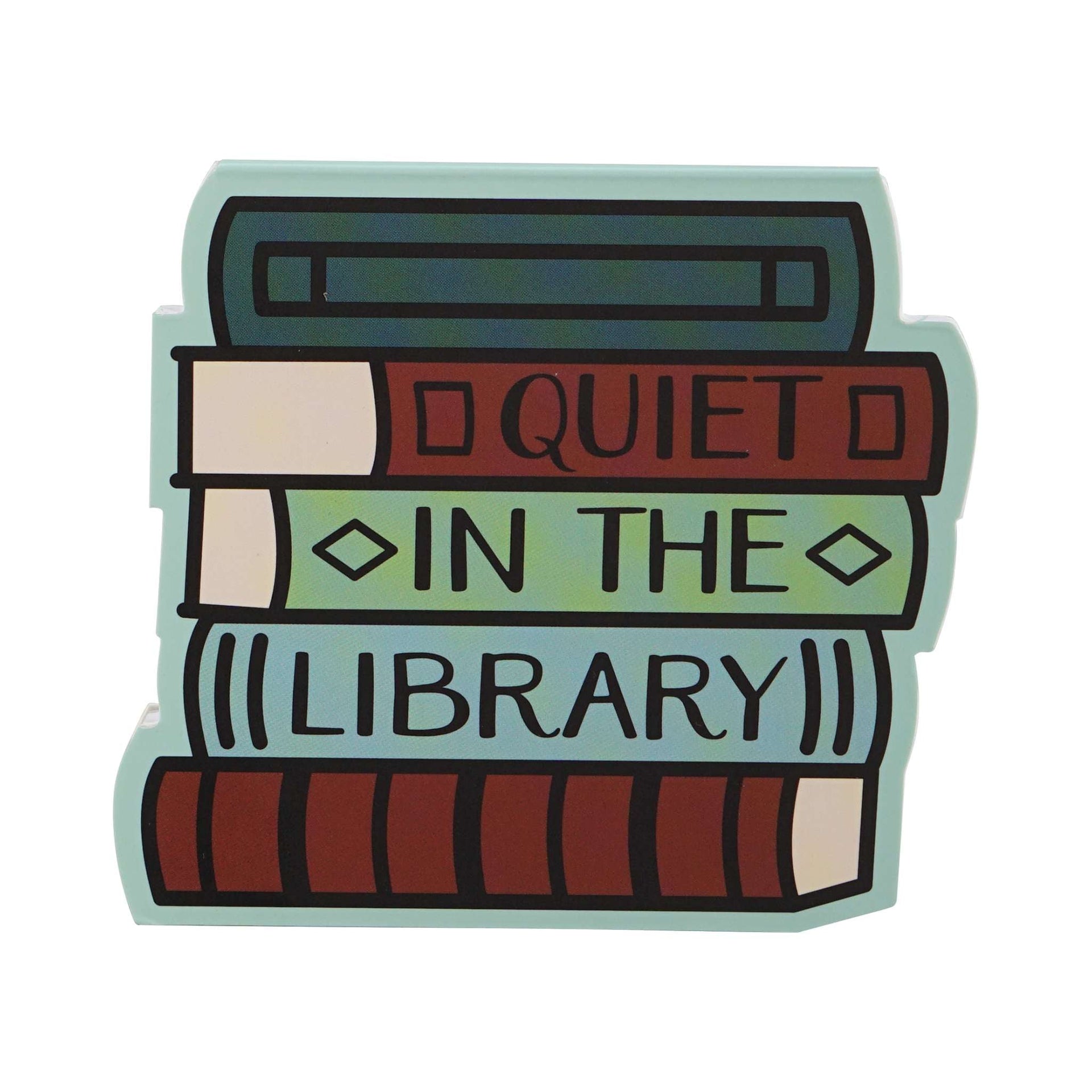 Carnet de poche découpé Pulteney Press - Quiet in Library