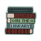 Carnet de poche découpé Pulteney Press - Quiet in Library