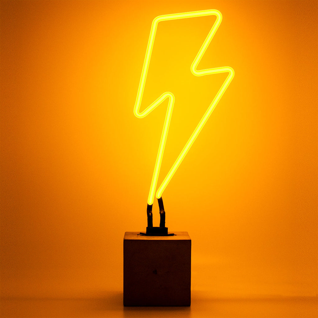Replacement Glass (GLASS ONLY) - Neon 'Lightning' Sign