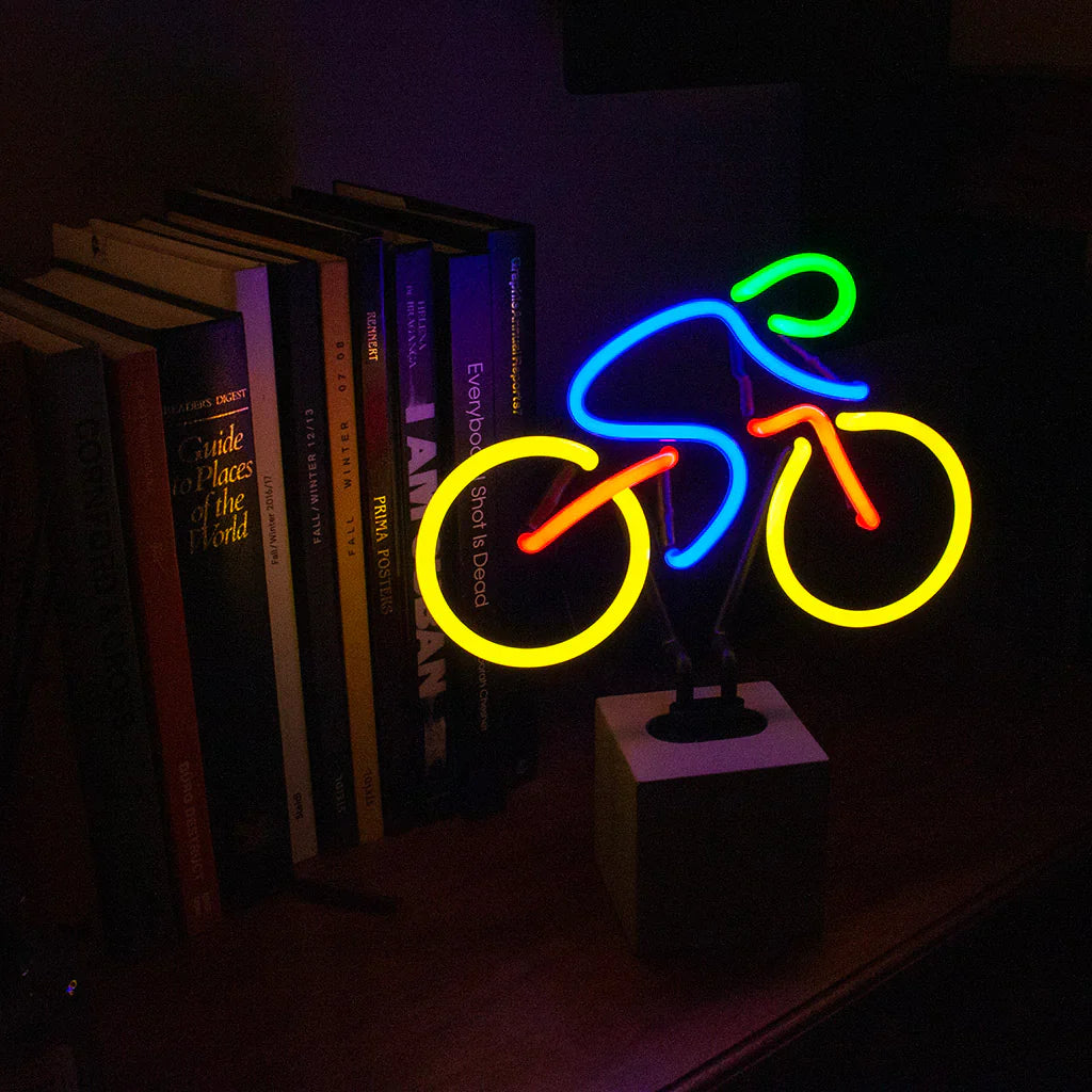 Regalo de diseño – lampe neon cycliste locomocean