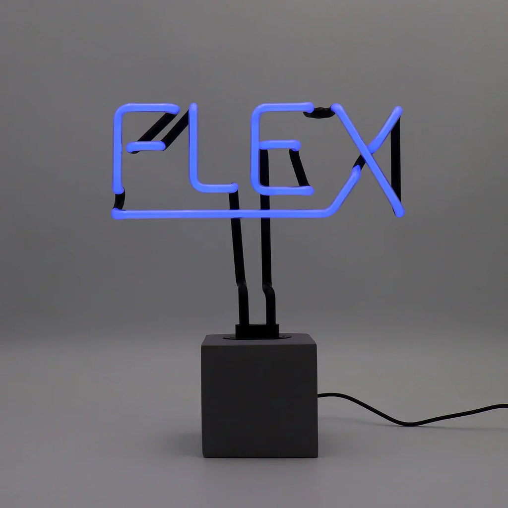 lampe neon flex bleu locomocean 