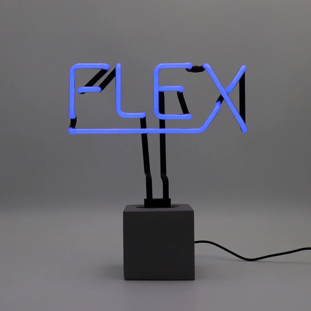 lampe neon flex bleu locomocean 