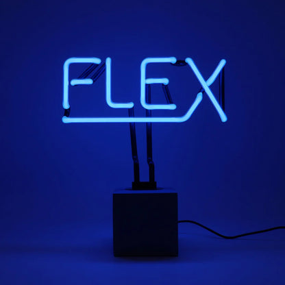 Lampe Néon Flex Bleu
