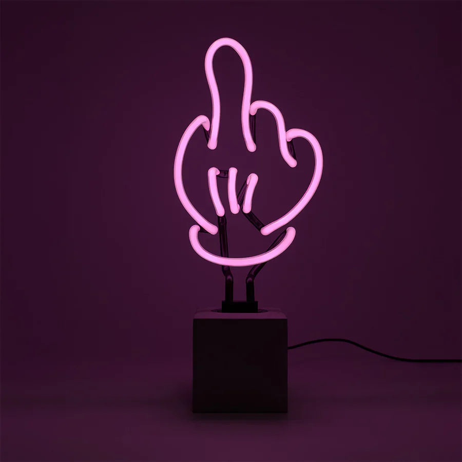 "Fuck" Hand Neonlampe
