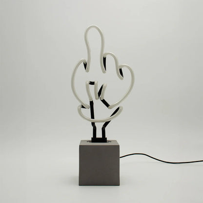 "Middle Finger" Neon Lamp