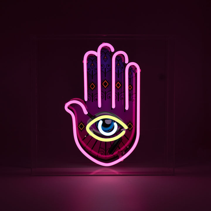 Regalo de diseño – large acrylic box neon all seeing eye LACBN ASEYE 5060081504526