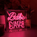Oggetto regalo di design – acrylic box neon babe cave 