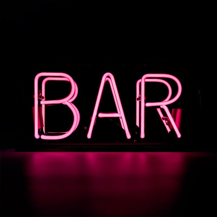 Regalo de diseño – acrylic box neon bar pink 