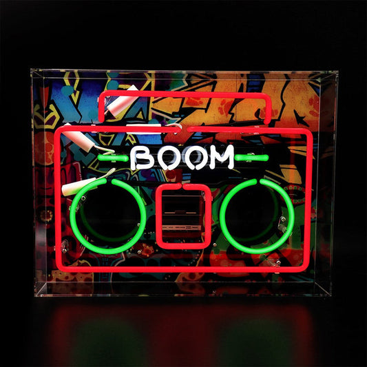 Néon BOOM BOX Locomocean | Boutique d'objets cadeaux designs 