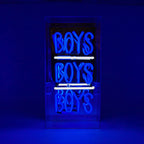 acrylic box neon boys boys boys ACBN BOYS 5060081505622