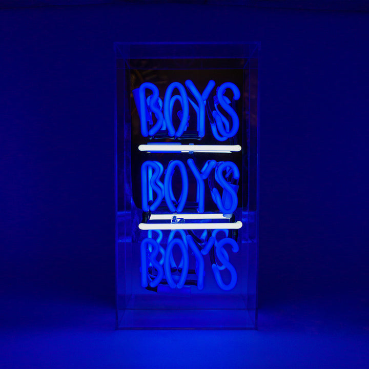 acrylic box neon boys boys boys ACBN BOYS 5060081505622