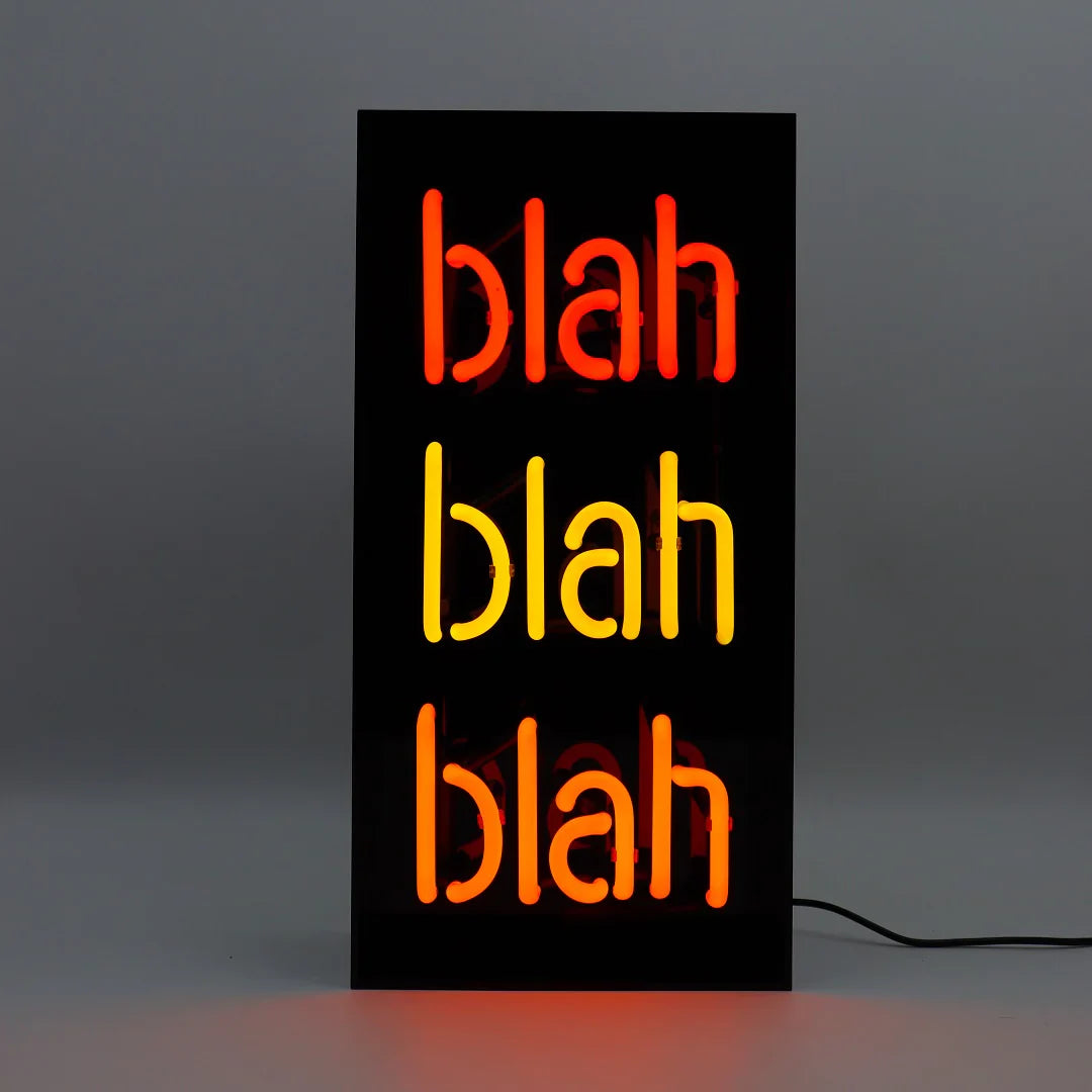 Neon, bla, bla, bla