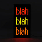 Neon, bla, bla, bla