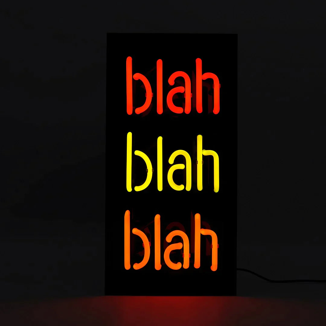 Neon, bla, bla, bla