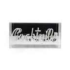 Oggetto regalo di design – acrylic box neon cocktails pink 