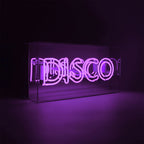 Regalo de diseño – acrylic box neon disco purple 