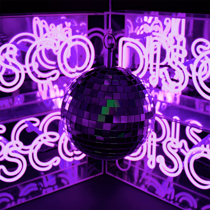 Regalo de diseño – acrylic box neon disco purple 
