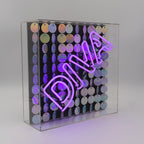 acrylic box neon diva 