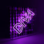 acrylic box neon diva 