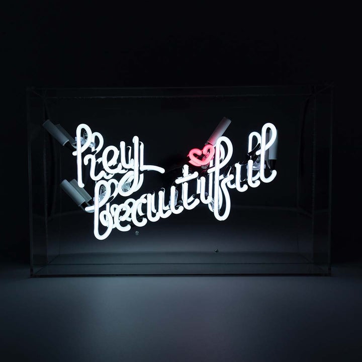 Regalo de diseño – large acrylic box neon hey beautiful LACBN HEYB 5060081504939