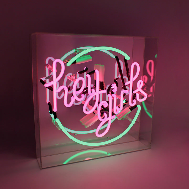 Regalo de diseño – large acrylic box neon hey girls ACBN HEYGIRLS 5060081505646