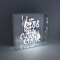 acrylic box neon kiss the cook ACBN KTC 5060081504878