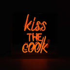 Regalo de diseño – acrylic box neon kiss the cook orange ACBN KTC OR 5060081507114