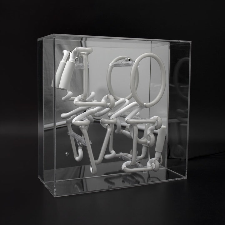 acrylic box neon love 
