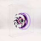large acrylic box neon moon 