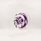 large acrylic box neon moon 