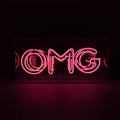 Oggetto regalo di design – acrylic box neon omg pink ACBN OMG 5060081504441