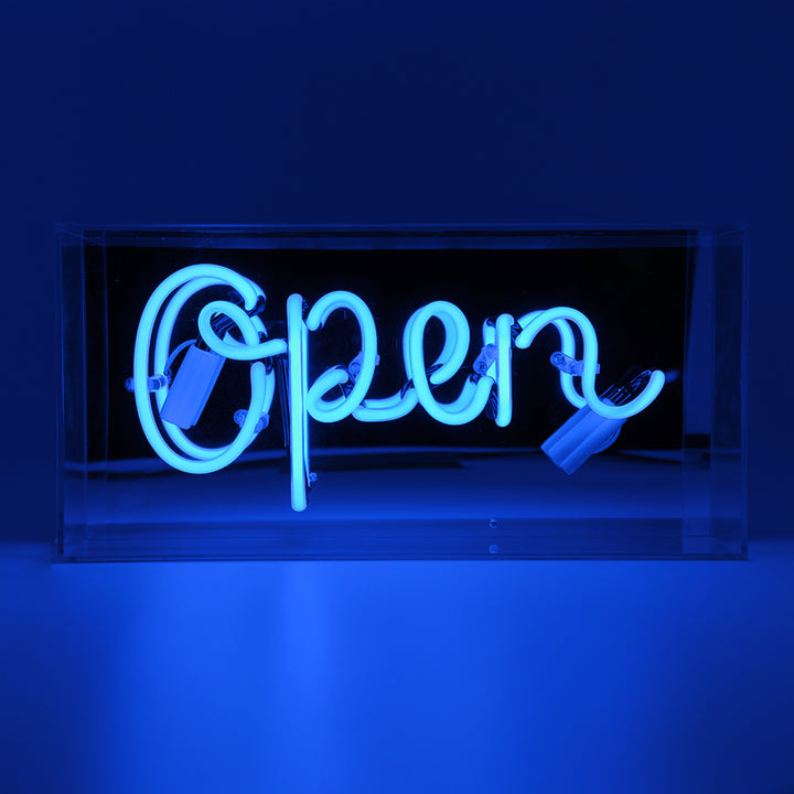 Oggetto regalo di design – acrylic box neon open ACBN OPEN 5060081503321