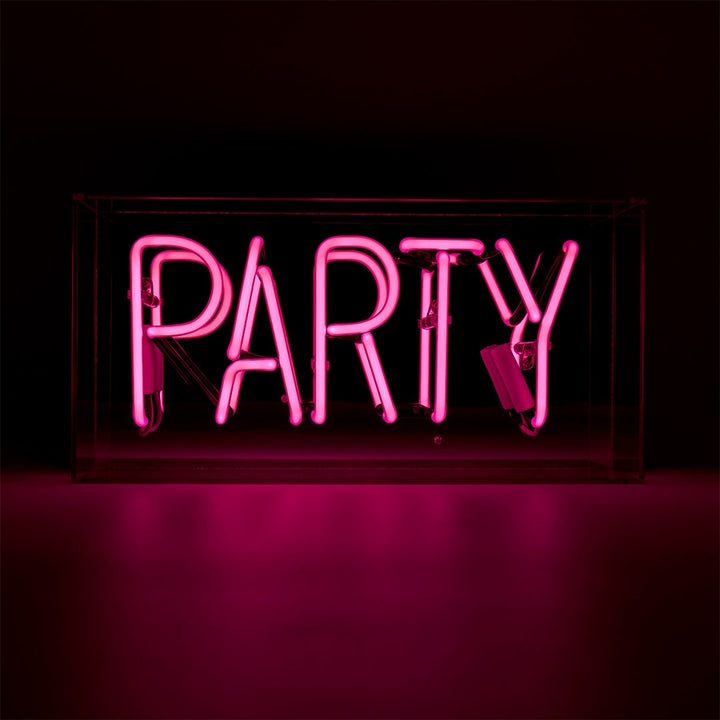 Regalo de diseño – acrylic box neon party pink ACBN PARTY PK 5060081506476