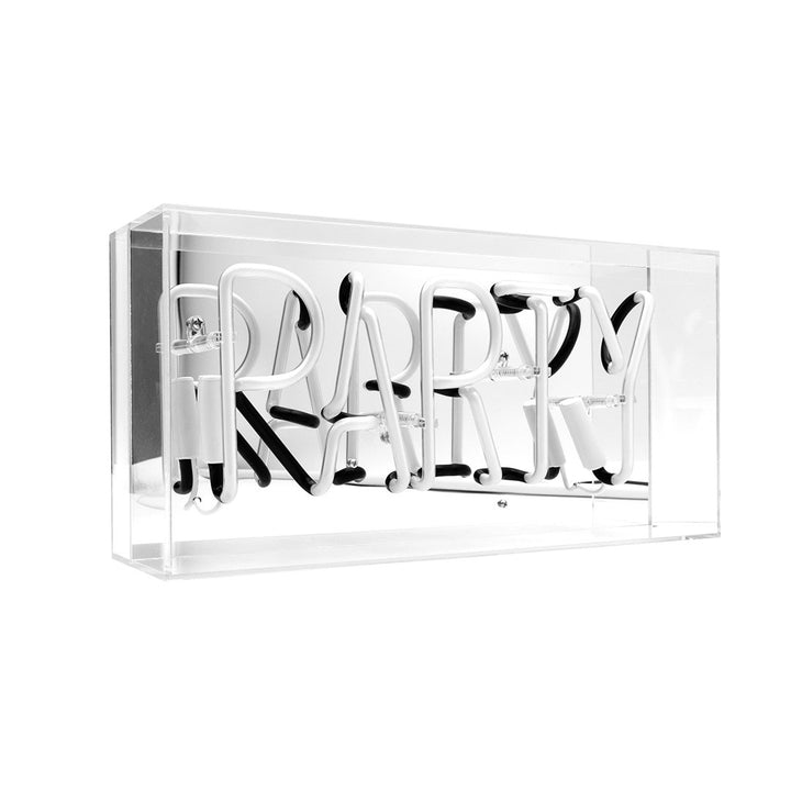 Regalo de diseño – acrylic box neon party pink 