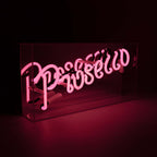 acrylic box neon prosecco pink ACBN PROSECCO 5060081504458