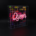 Regalo de diseño – acrylic box neon queen 