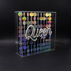 Regalo de diseño – acrylic box neon queen 