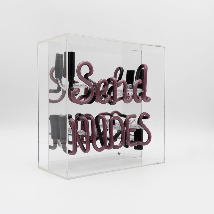 acrylic box neon send nudes 
