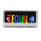 acrylic box neon tequila 