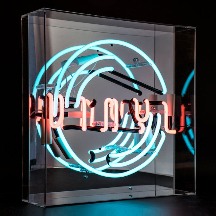 Regalo de diseño – large acrylic box neon vinyl 