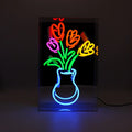 neon vase de tulipes locomocean LACBN TULIPS 5060081507916