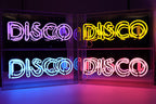 acrylic box neon disco pink 